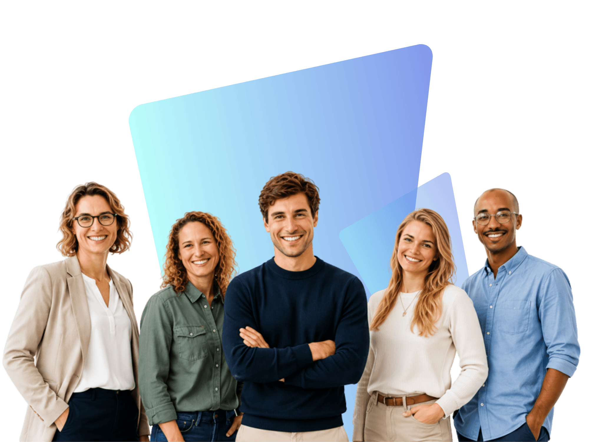 School team with teachers and school leadership