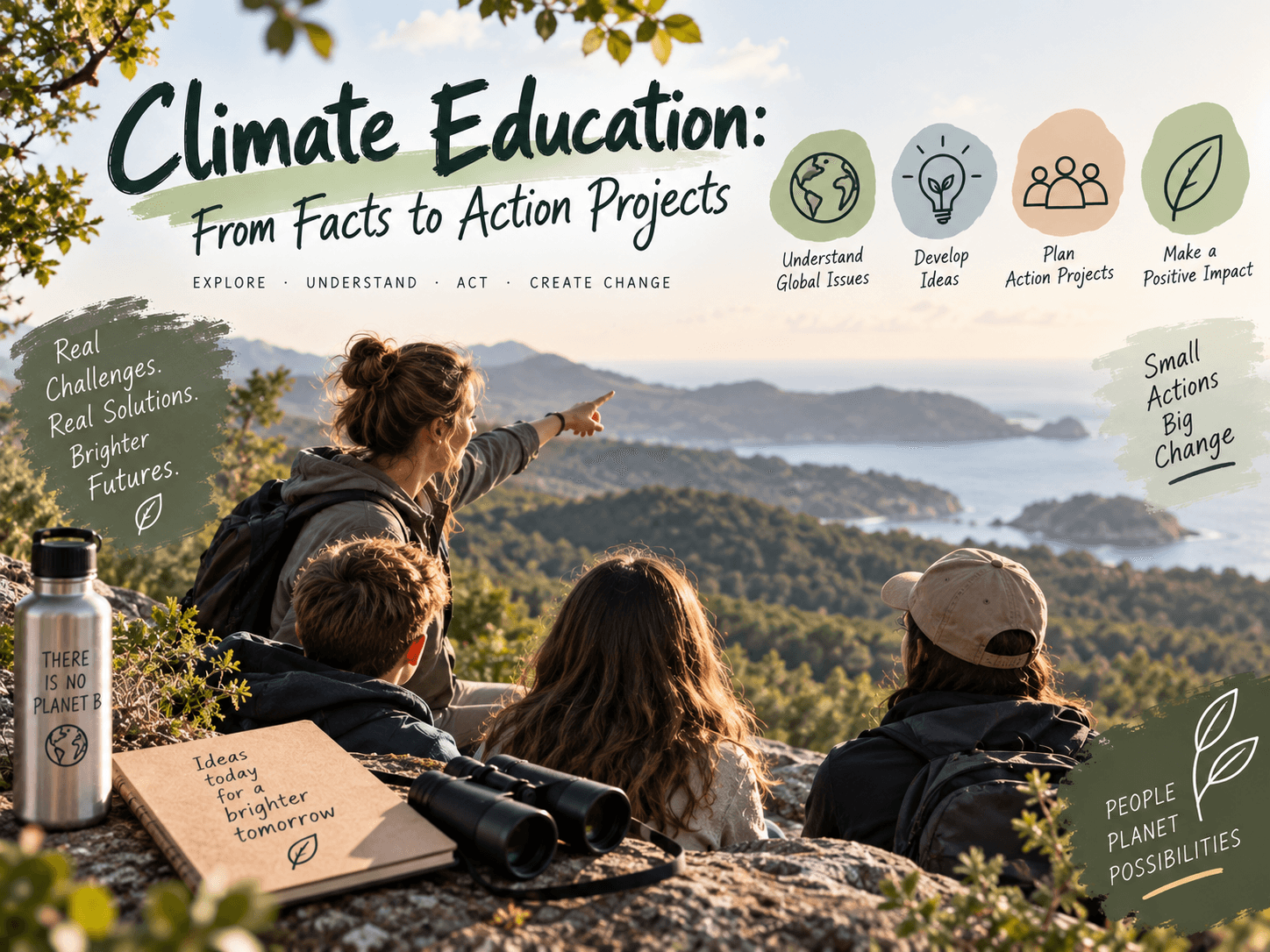 Climate Education: From Facts to Action Projects